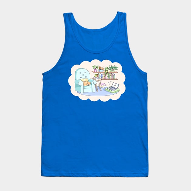 Happy Place Tank Top by sombrasblancas